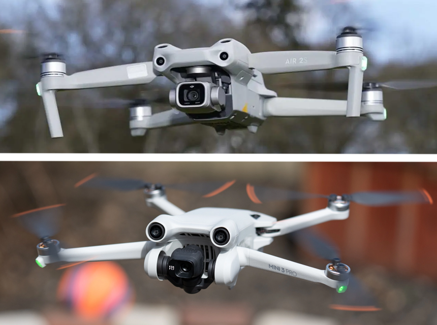 DJI Air 2S vs Mini 3 Pro: How Are They Different?